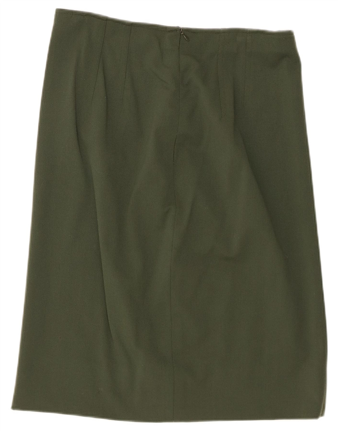 Prosta spódnica damska ICEBERG W30 Średnia wełna khaki