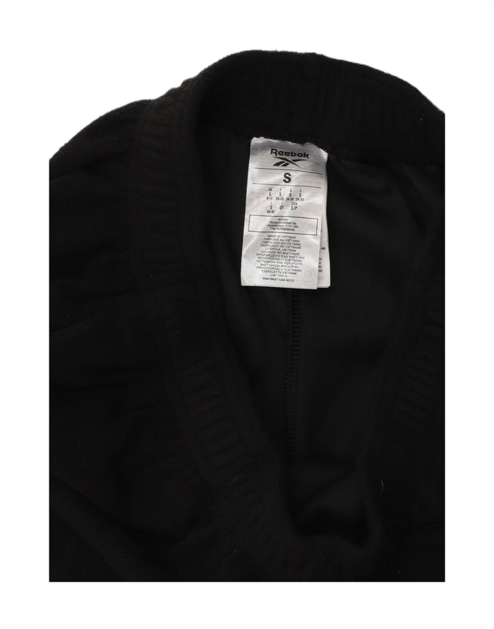 Damskie spodnie dresowe REEBOK Joggers UK 8/10 Mały czarny poliester