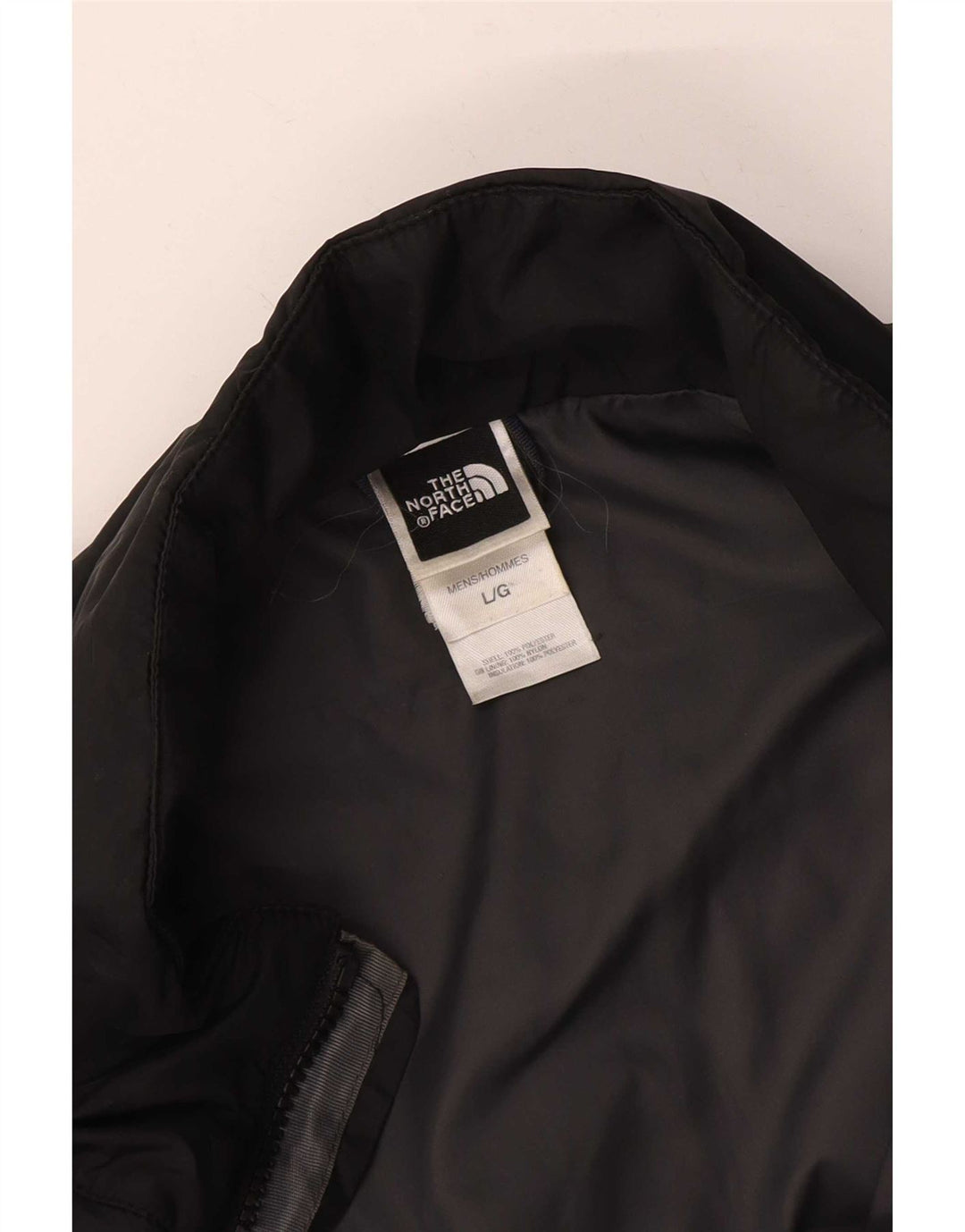 Męska kurtka The North Face z wyściółką UK 40, duża, czarna, poliestrowa