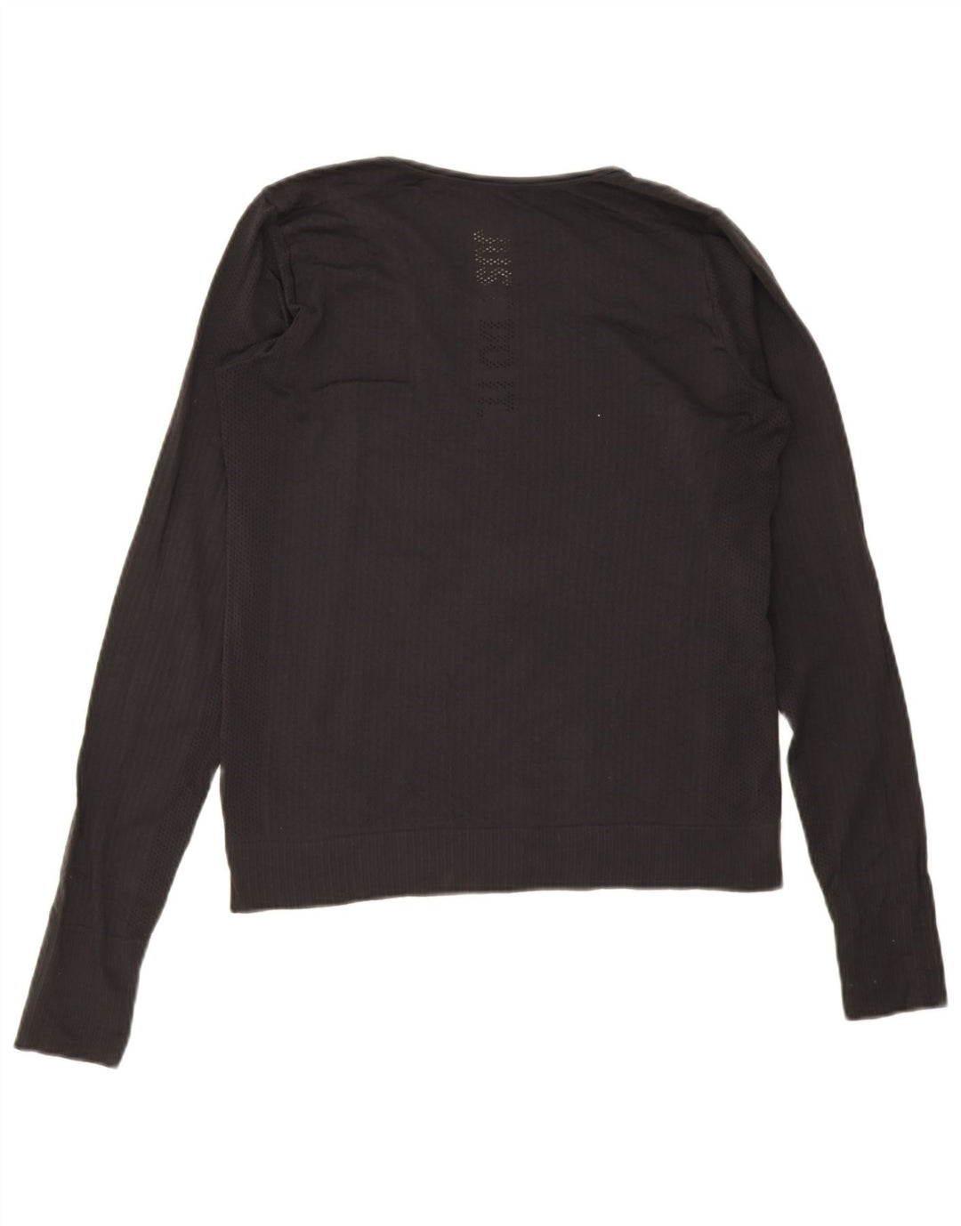 Damska koszulka Nike Dri Fit z długim rękawem, UK 12, średni czarny poliester