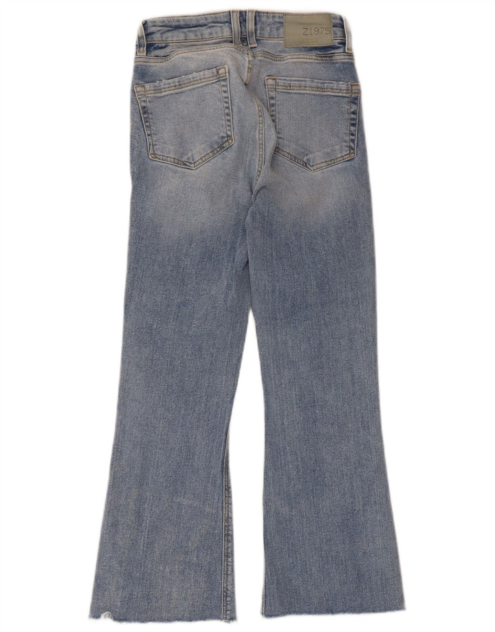 Damskie jeansy rozkloszowane Zara EU 34 2XS W24 L24 Niebieskie
