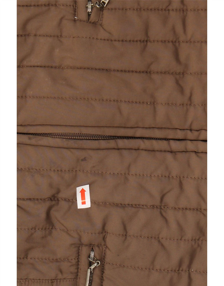 Damska ocieplana kurtka PACO UK 14, średni brąz, poliester