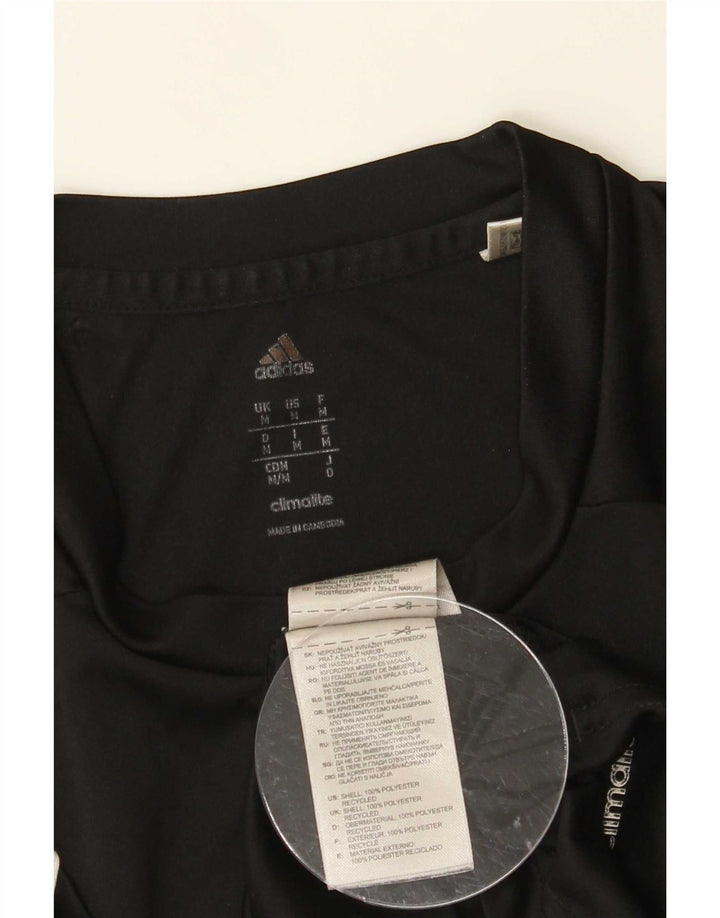 Męska koszulka Adidas Climalite Graphic Top, średni czarny poliester