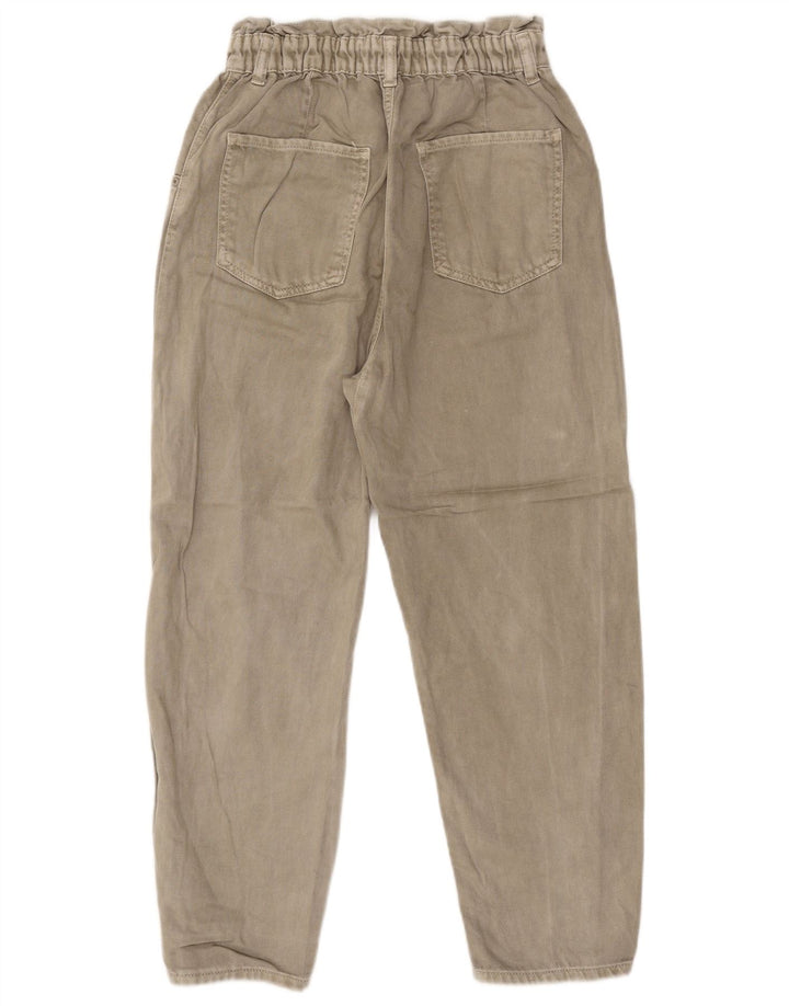 Damskie jeansy zwężane Zara EU 38 Small W28 L25 Beżowe