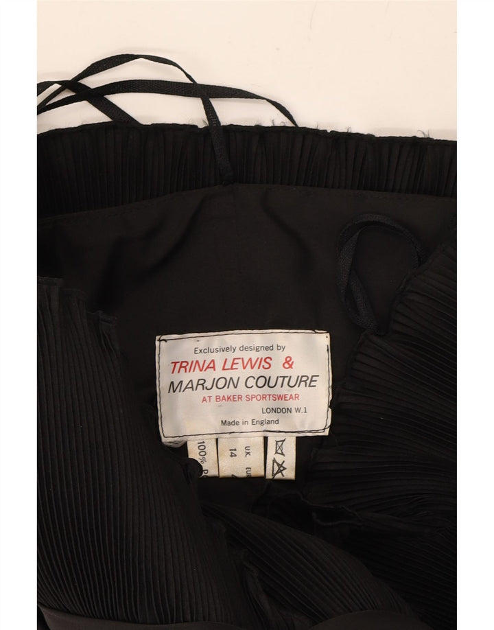 TRINA LEWIS & MARJON COUTURE Womens Maxi Dress UK 14 Medium Blue Vintage Trina Lewis & Marjon Couture and Second-Hand Trina Lewis & Marjon Couture from Messina Hembry 