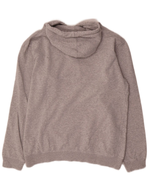 Hard Rock Cafe Męski sweter z kapturem i logo Hamburg Distressed, duży, szary