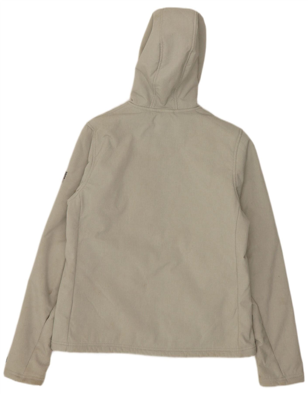 Damska kurtka Sherpa z kapturem Superdry UK 12, średni szary poliester