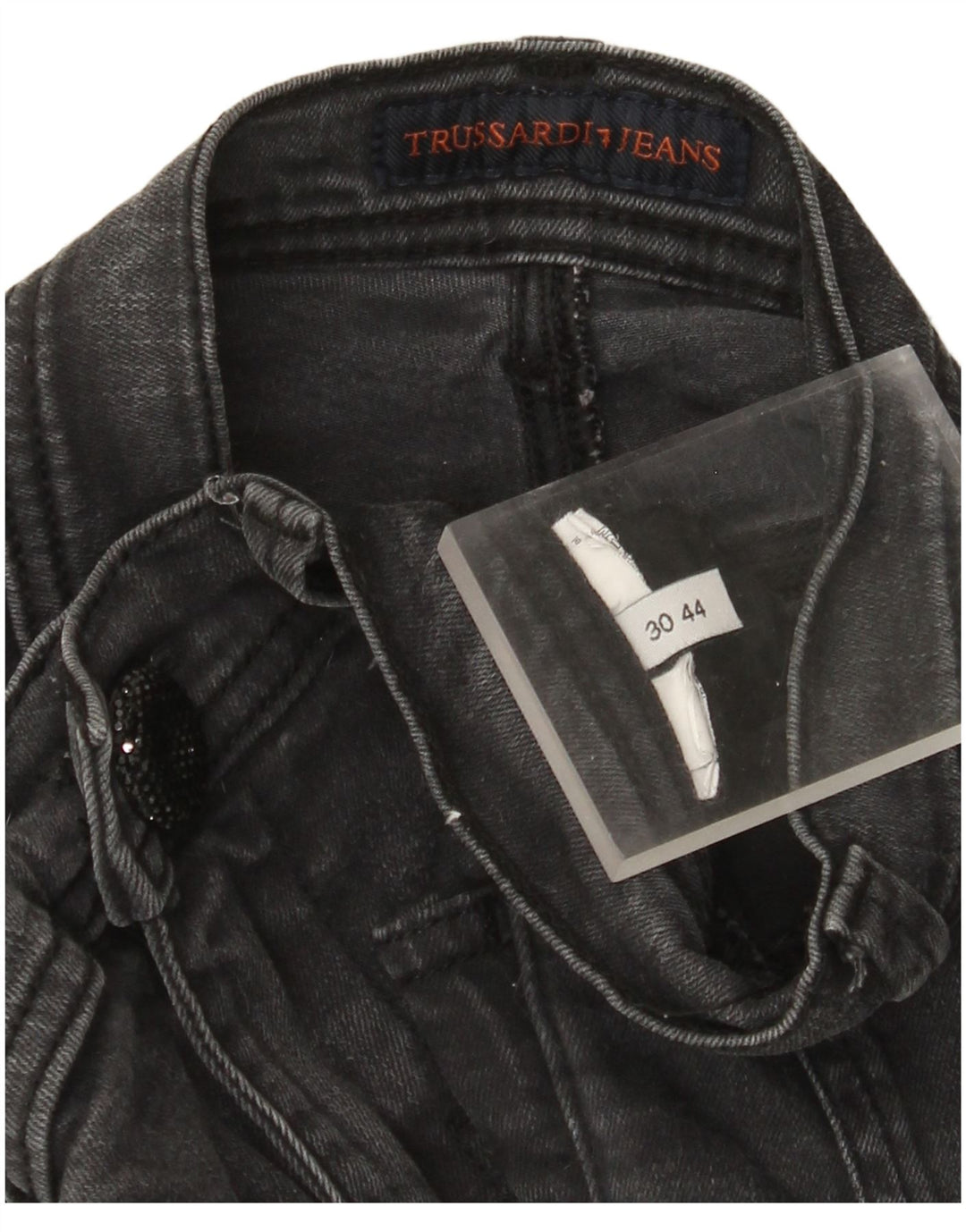 Damskie jeansy Skinny Trussardi W30 L31 szare
