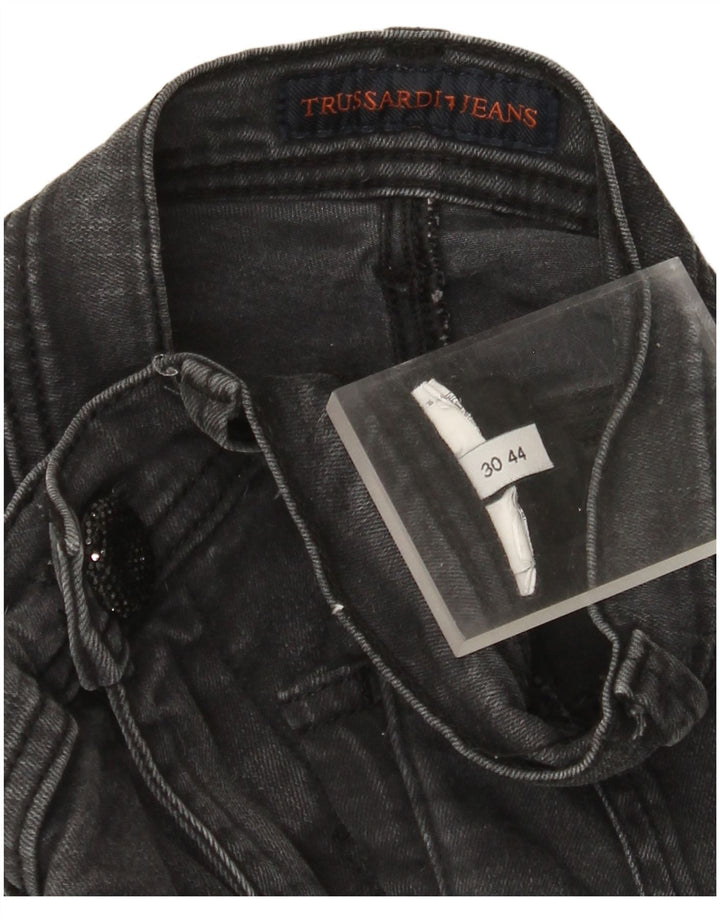 Damskie jeansy Skinny Trussardi W30 L31 szare