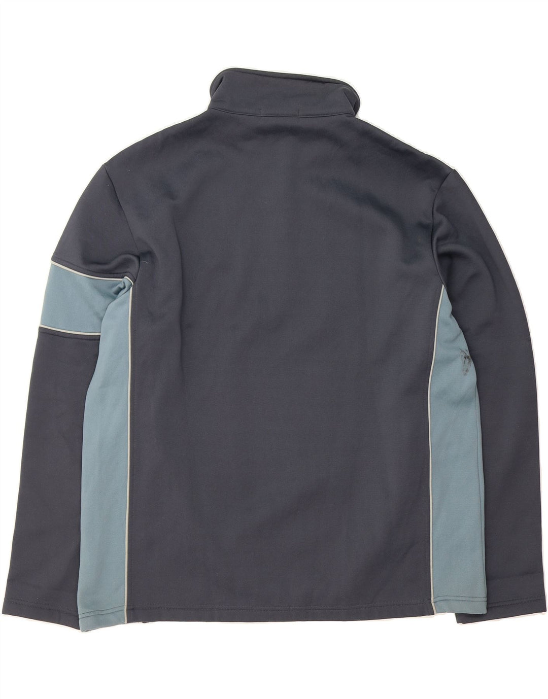 FILA Mens Zip Neck Pullover Tracksuit Top XL Grey Colourblock Polyester Vintage Fila and Second-Hand Fila from Messina Hembry 