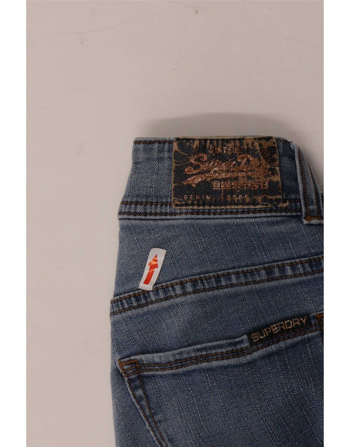 Damskie jeansy Superdry Cigarette W30 L32 Niebieskie