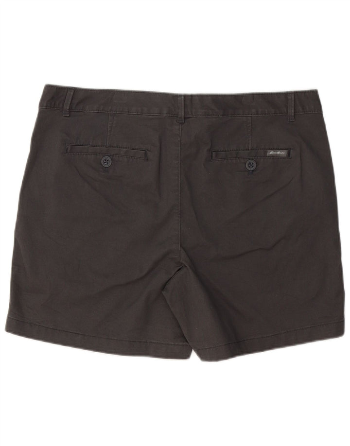 Damskie spodenki Chino EDDIE BAUER US 12 Large W36, czarne, bawełniane