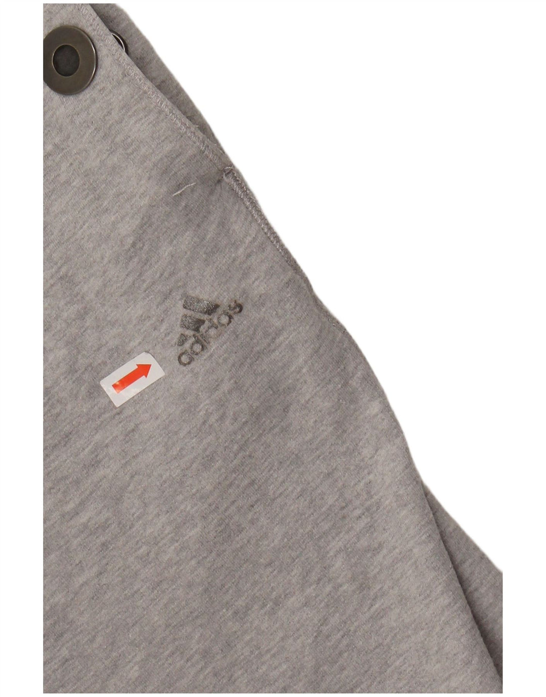 Damskie spodnie dresowe ADIDAS Joggers UK 16, duże, szare, nakrapiane, bawełniane