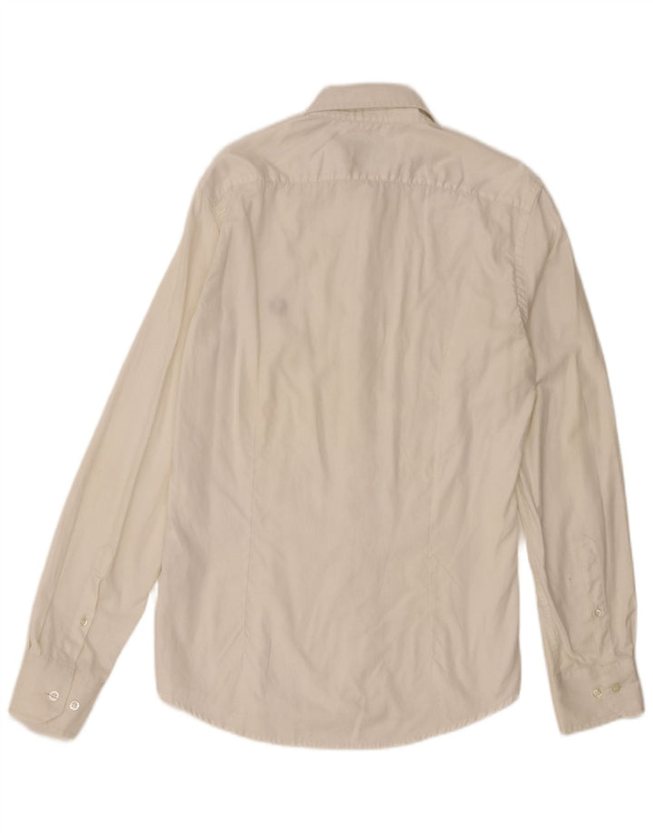 Koszula męska Fred Perry Extra Slim Fit, średnia biała bawełna
