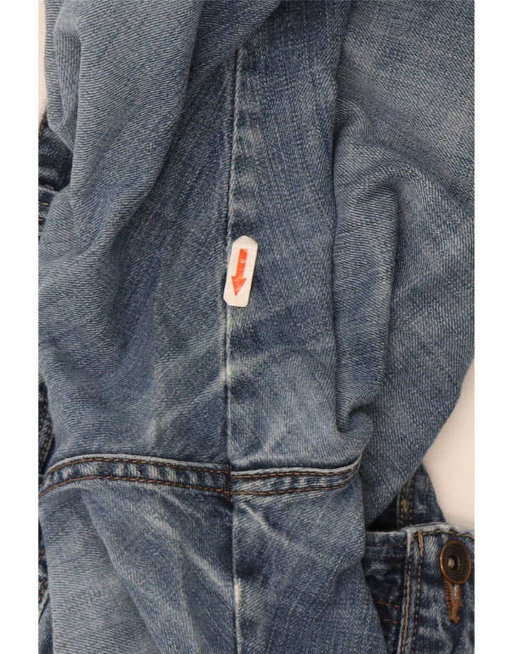 Męskie jeansy Wrangler Clyde Straight W36 L30 Niebieskie bawełniane