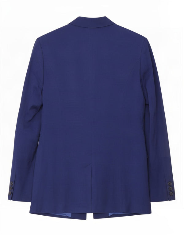 Damska marynarka zapinana na 1 guzik Reiss UK 8 Small Blue Viscose