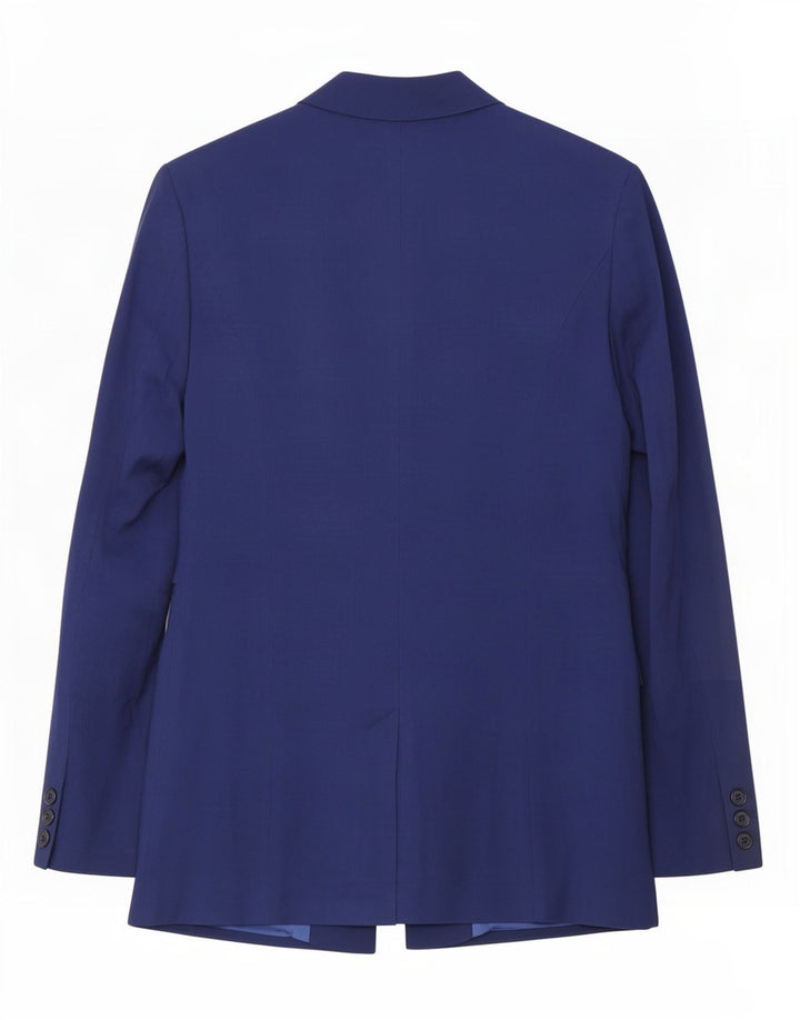 Damska marynarka zapinana na 1 guzik Reiss UK 8 Small Blue Viscose