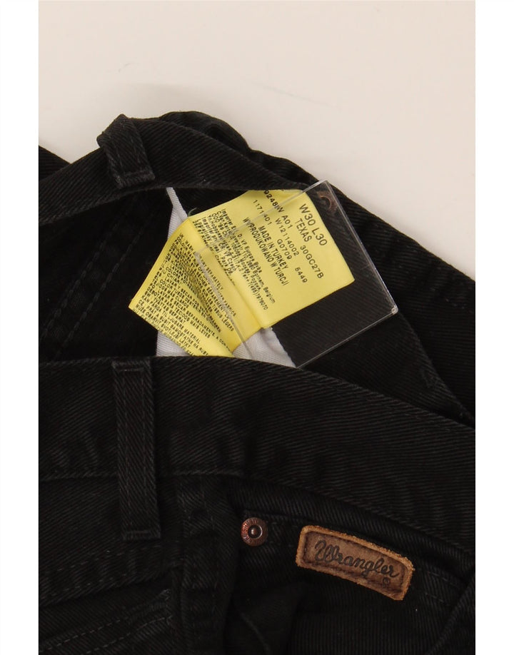Męskie jeansy WRANGLER Texas Straight W30 L26, czarne, bawełniane