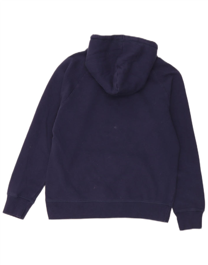 Męski sweter z kapturem New Balance w kolorze średnioniebieskim, bawełniany