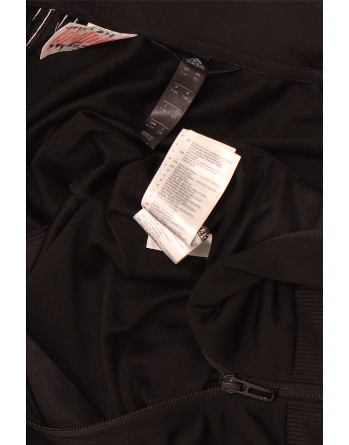 Chłopięca kurtka dresowa ADIDAS Aeroready 7-8 lat, czarna, poliester