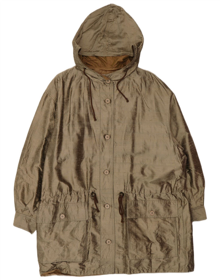 Damski płaszcz oversize z kapturem OLIVER BY VALENTINO IT 44 średni beż