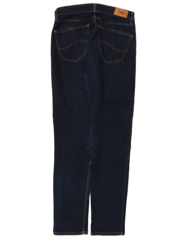 Damskie jeansy Lee Elly Slim W28 L31 Granatowa bawełna