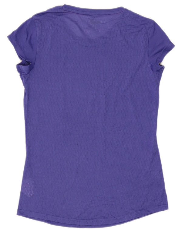 T-shirt damski Puma Top UK 10, mały, fioletowy poliester