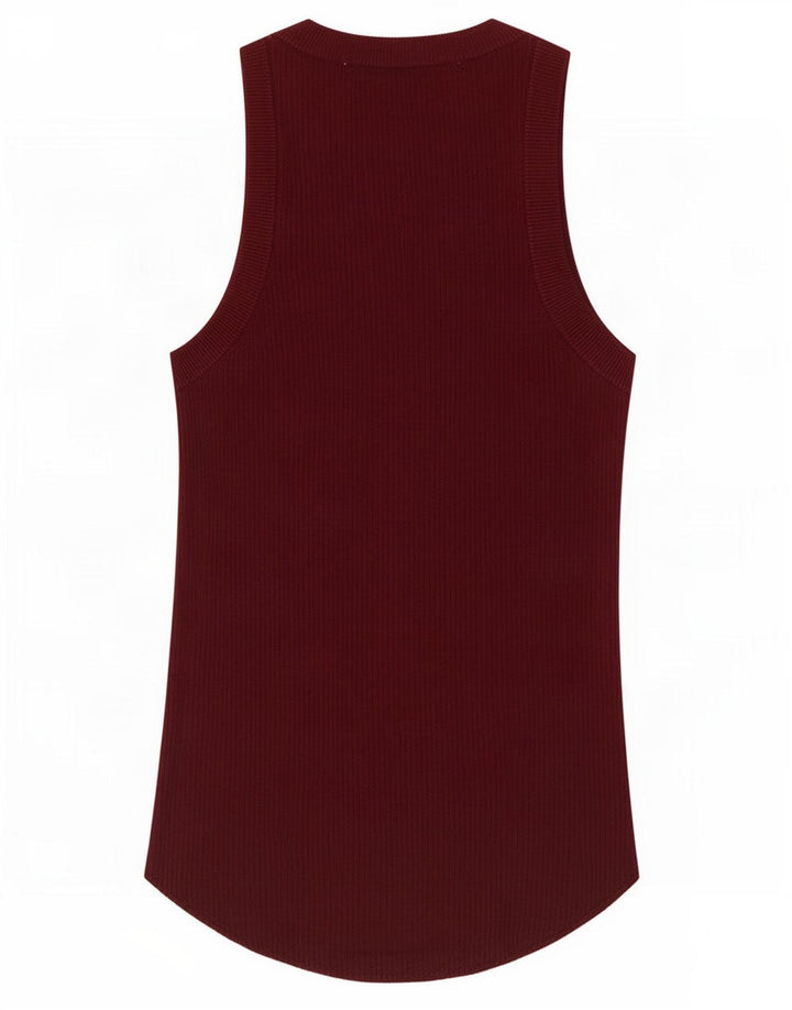 Damska kamizelka Zara Top UK 8 Small Bordowa wiskoza