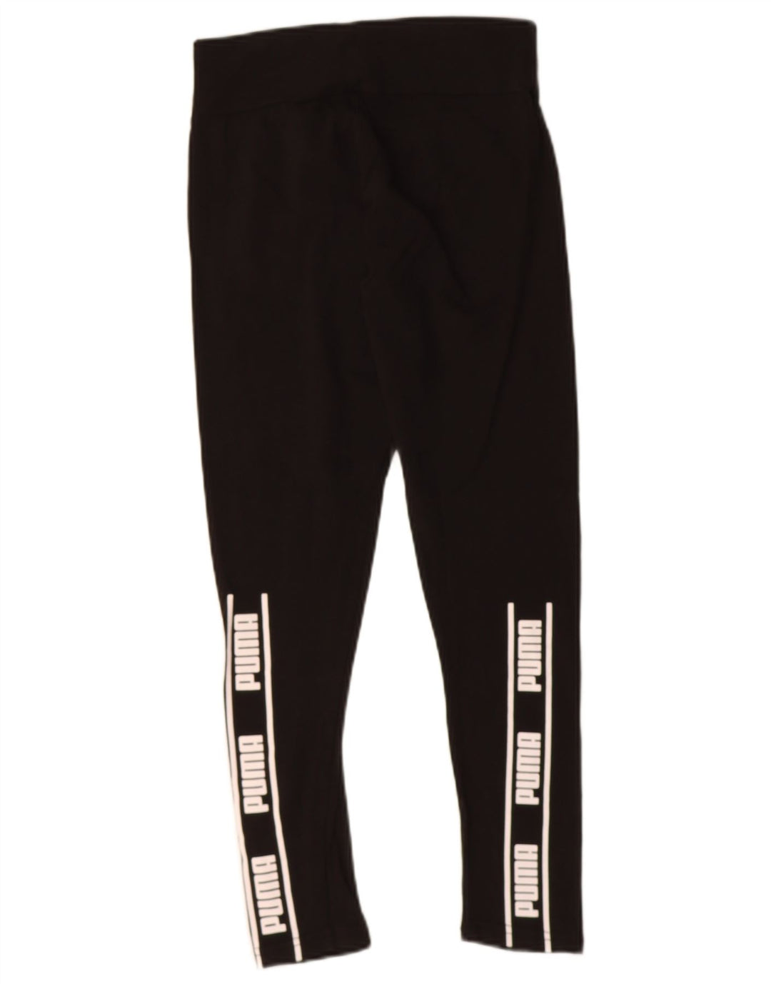 PUMA Womens Graphic Leggings UK 12 Medium  Black