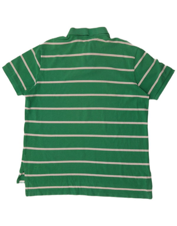 POLO RALPH LAUREN Męska koszulka polo o dopasowanym kroju 2XL w zielone paski