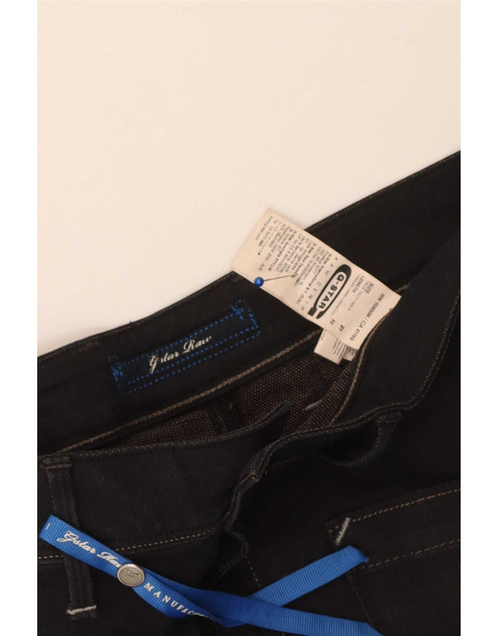 Damskie jeansy slim G-Star W27 L25 Czarna bawełna