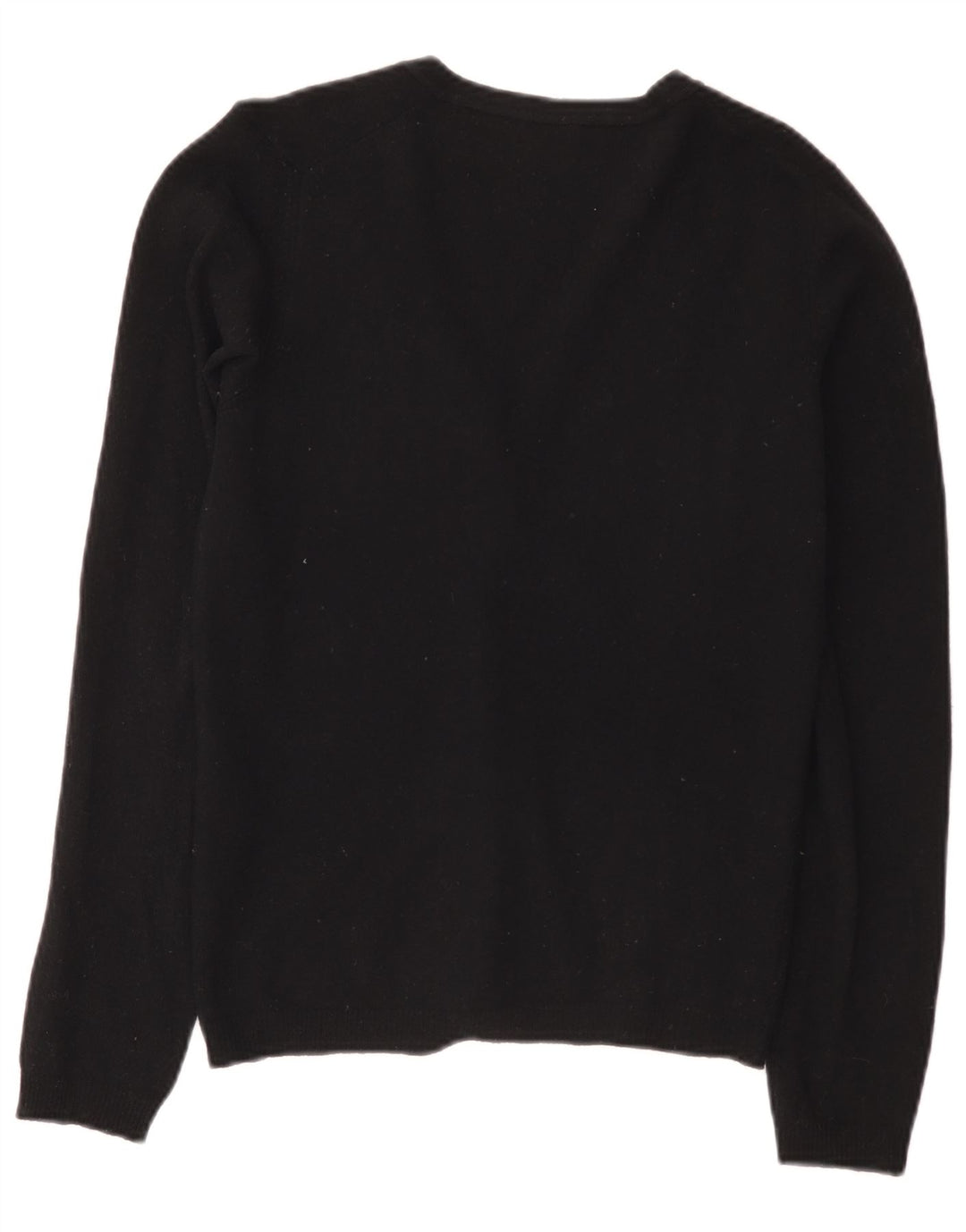 Damski sweter rozpinany Benetton UK 10 Small Black Wełna