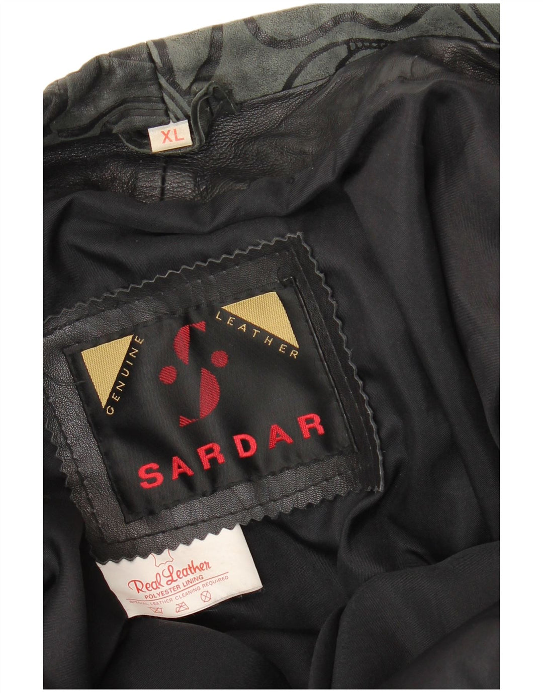 Kurtka skórzana damska SARDAR UK 18 XL Czarna skóra