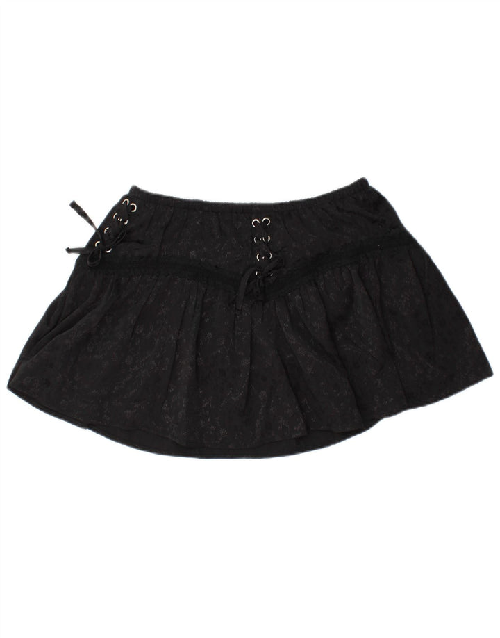 Skort damski Miss Selfridge UK 14, duży, czarny, z poliestru w kwiaty