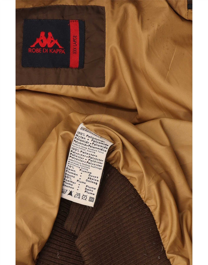 Damska ocieplana kurtka Kappa UK 46 3XL Brązowa poliamid