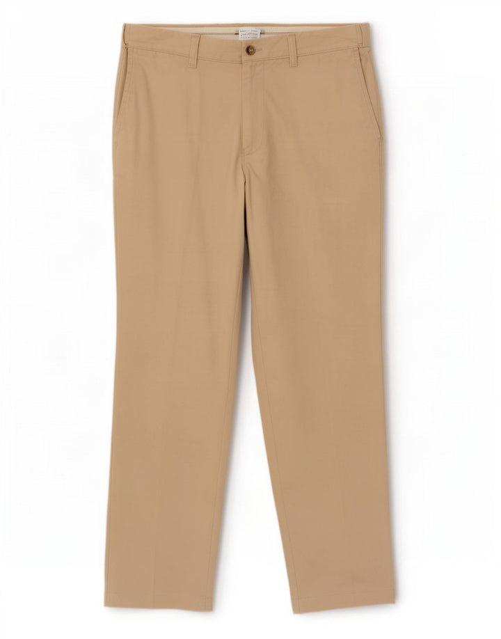 Męskie spodnie typu chino Regular Marks & Spencer W34 L31 Beżowa bawełna