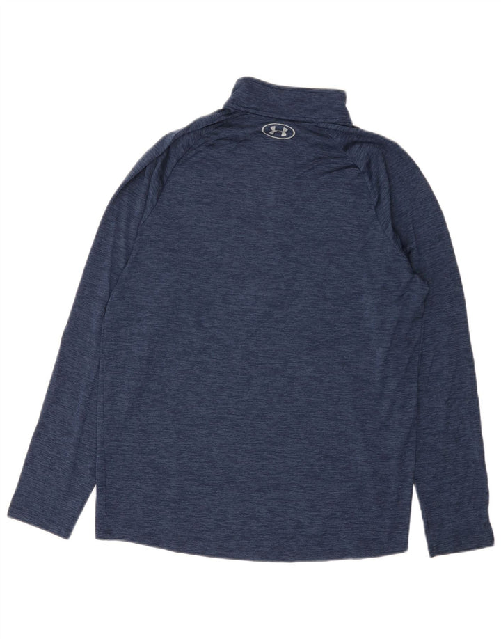 Męski dres Under Armour Heat Gear z pulowerem, średni, granatowy, nakrapiany