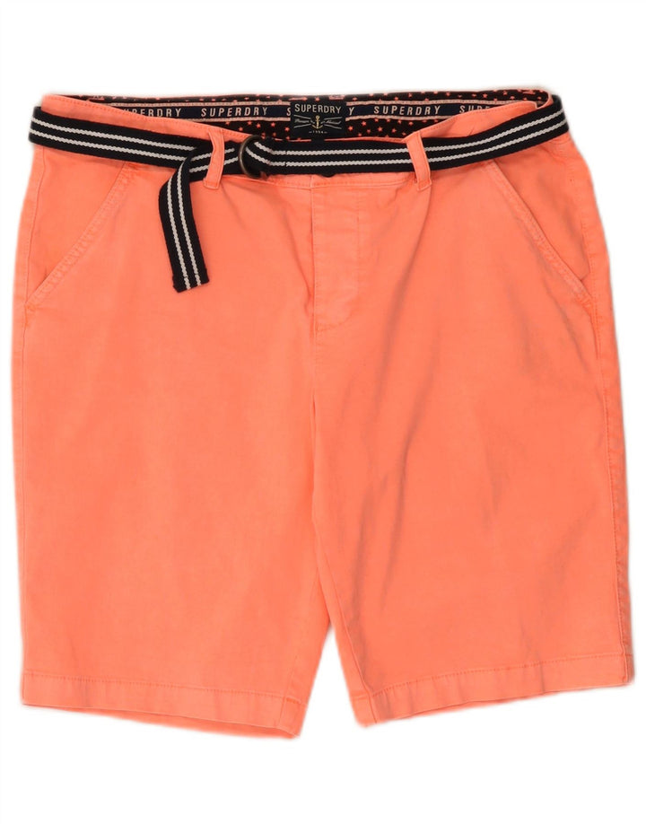 Damskie spodenki Chino Superdry, duże, W34, różowe, bawełniane