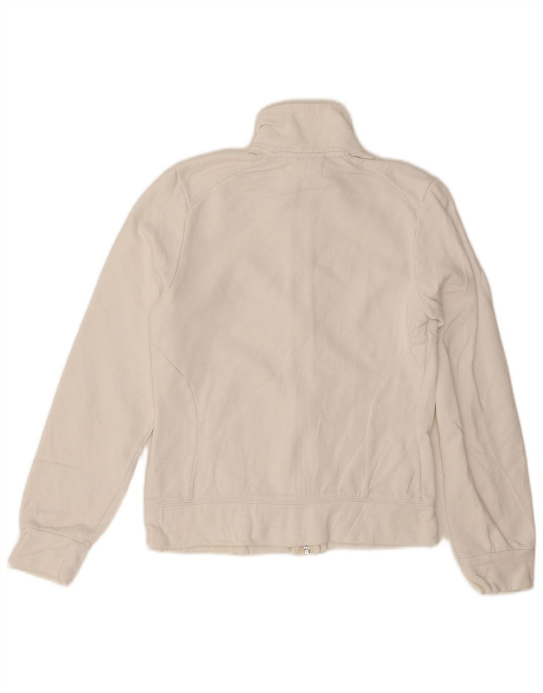 Damska bluza dresowa Adidas UK 12 Średnia biała bawełna