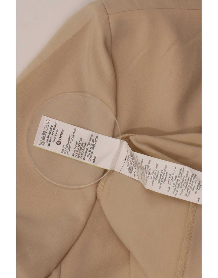 Marks & Spencer Damska otwarta marynarka UK 20 2XL Beżowy poliester