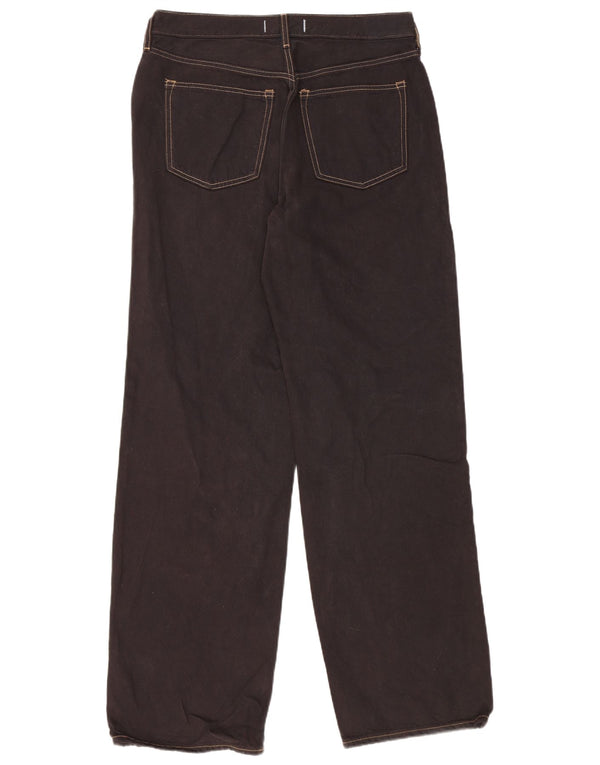 Luźne dżinsy damskie Abercrombie & Fitch US 10, wysoki stan, W30 L32, czarne