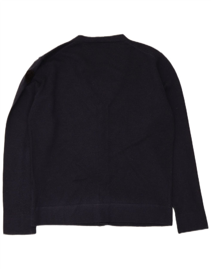 Sweter damski Blauer UK 14, duży, granatowy, wełniany