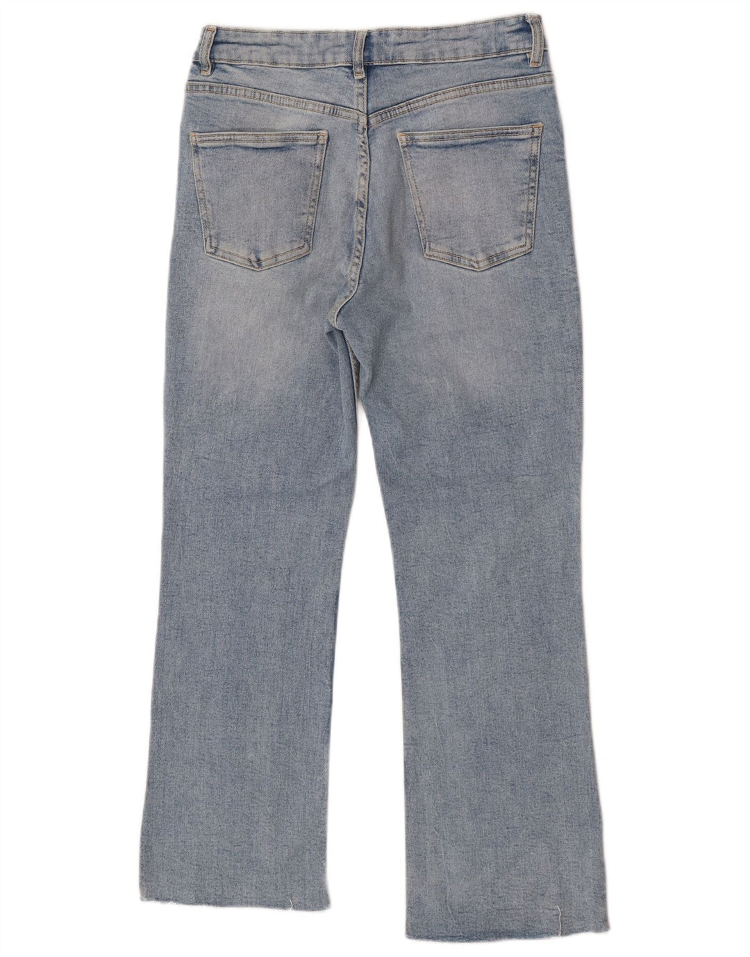 Jeansy damskie Zara Crop Bootcut EU 38 Small W28 L25 Niebieskie