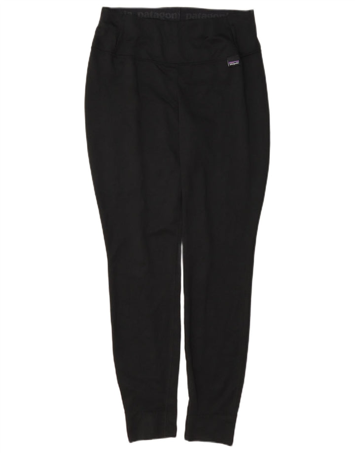 Legginsy damskie Patagonia UK 10, małe, czarne, poliestrowe
