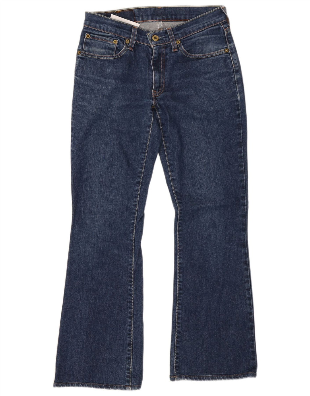 Damskie jeansy LEVI'S 529 Flared W28 L27 Niebieskie bawełniane