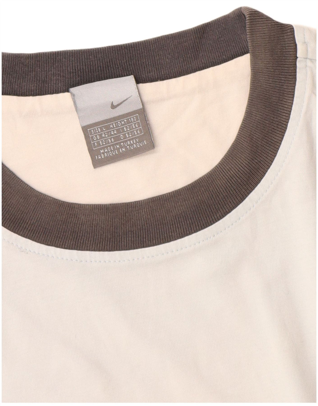 Męska koszulka z kamizelką z grafiką Nike, UK 42/44, duża niebieska bawełna z blokami kolorów