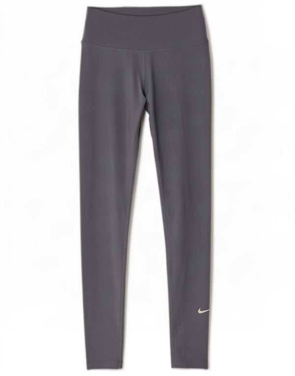 Damskie legginsy Nike Dri Fit UK 4 XS Niebieskie, poliestrowe