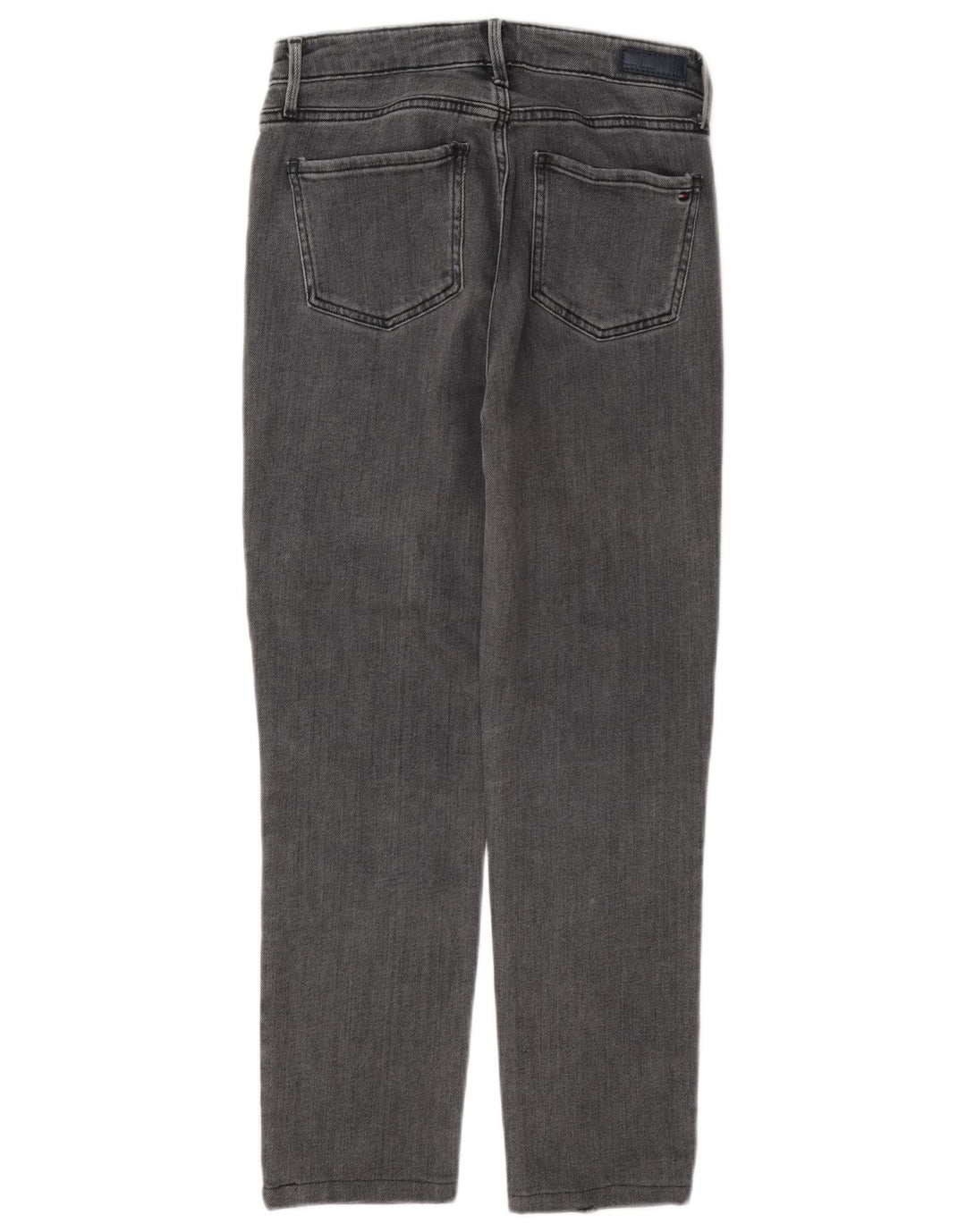 Damskie jeansy przycięte Tommy Hilfiger W27 L25 Szara bawełna