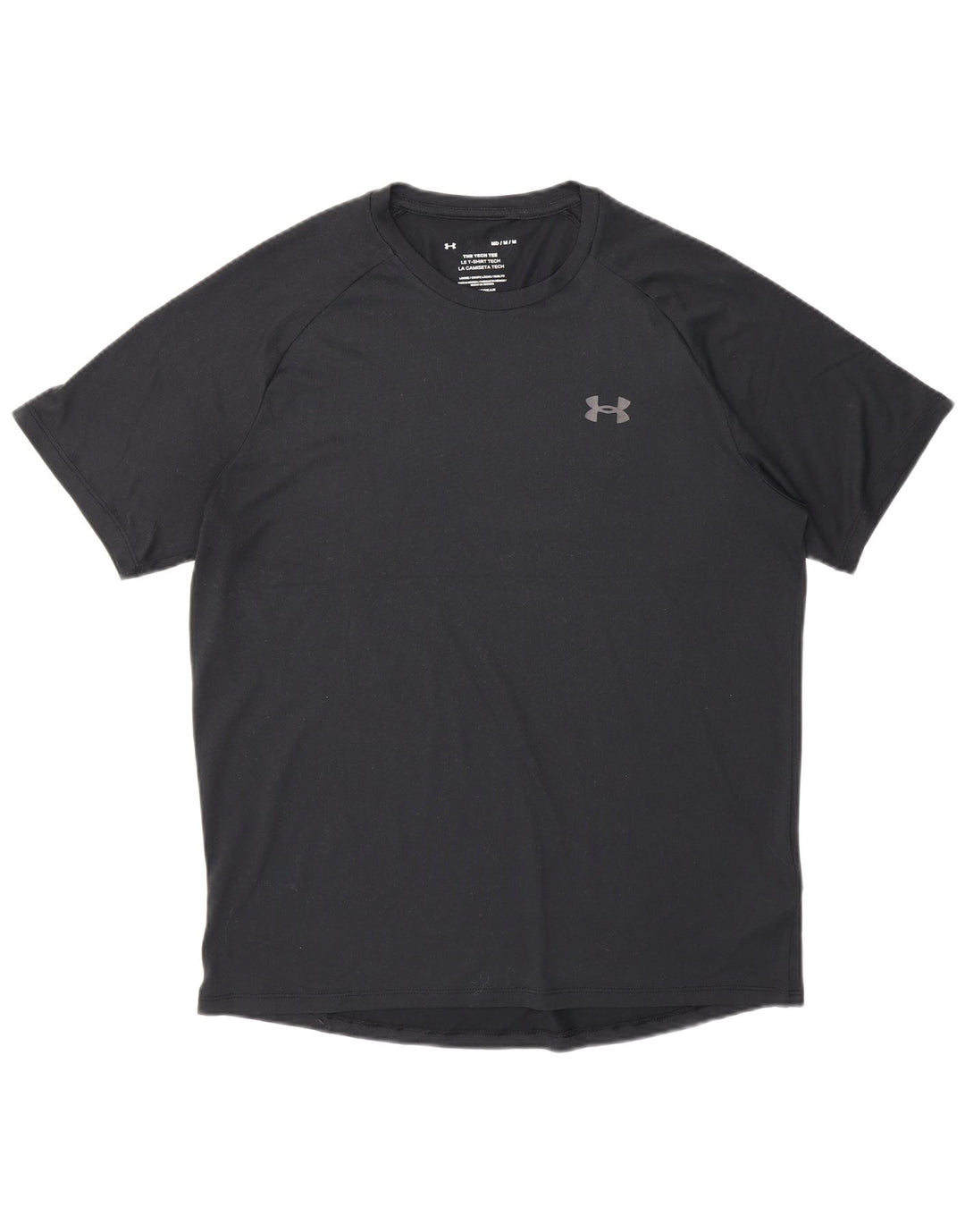 Męska koszulka Under Armour Heat Gear Top, średni czarny poliester