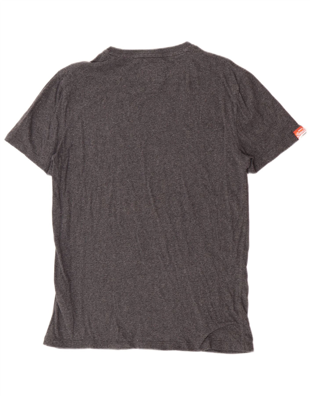 Męski T-shirt Superdry, duży, szary, bawełniany w plamki